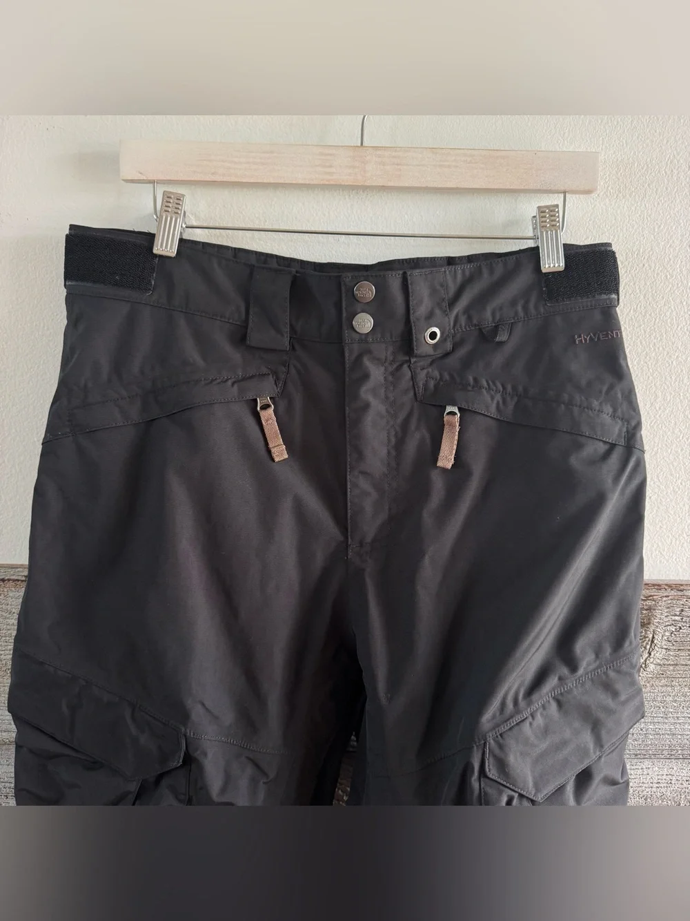 AThe North Face Cryptic HyVent Snow Pants Men’s Small Cargo Ski Snowboard (N1)